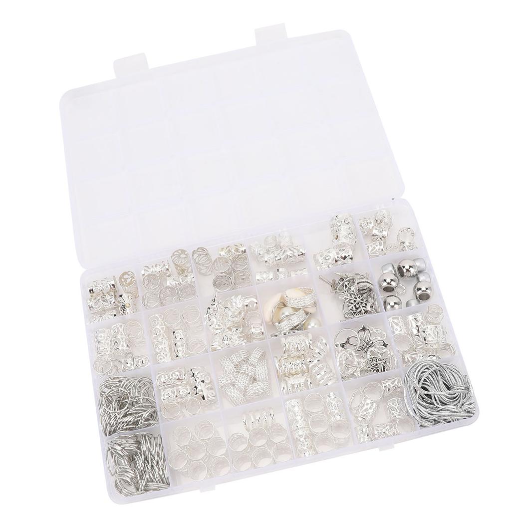 Hair Jewelry for Braids Metal Coil Ring Cuff Pendant Alloy Hair Braid Accessories Loc Dreadlock