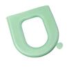 Coussin de Siège de Toilette Surface Douce au Toucher EVA Imperméable Tapis de Toilette Portable Lavable Conception avec Poignée Coussin de Siège de Toilette Hygiénique