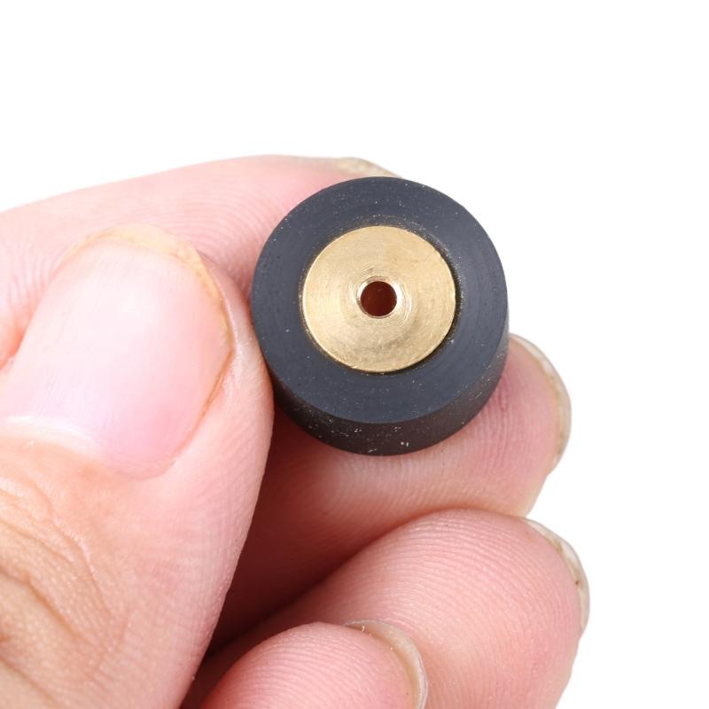 Rubber Pinch Roller Cartridge Radio Tape Recorder Movement Cassette Deck Pressure Belt Wheel 14.2x8x6.5/14.2x7x6.5mm