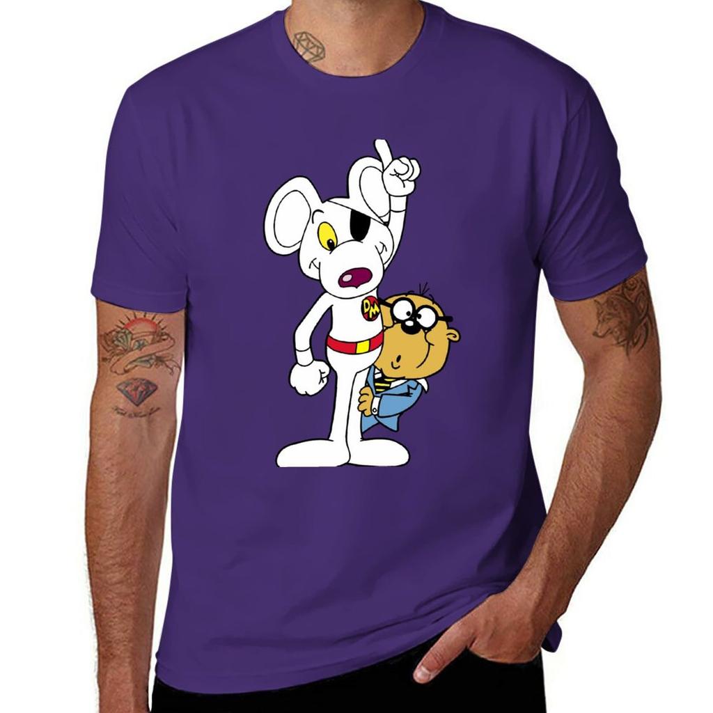 Danger Mouse TShirt plain sports fans mens graphic tshirts anime