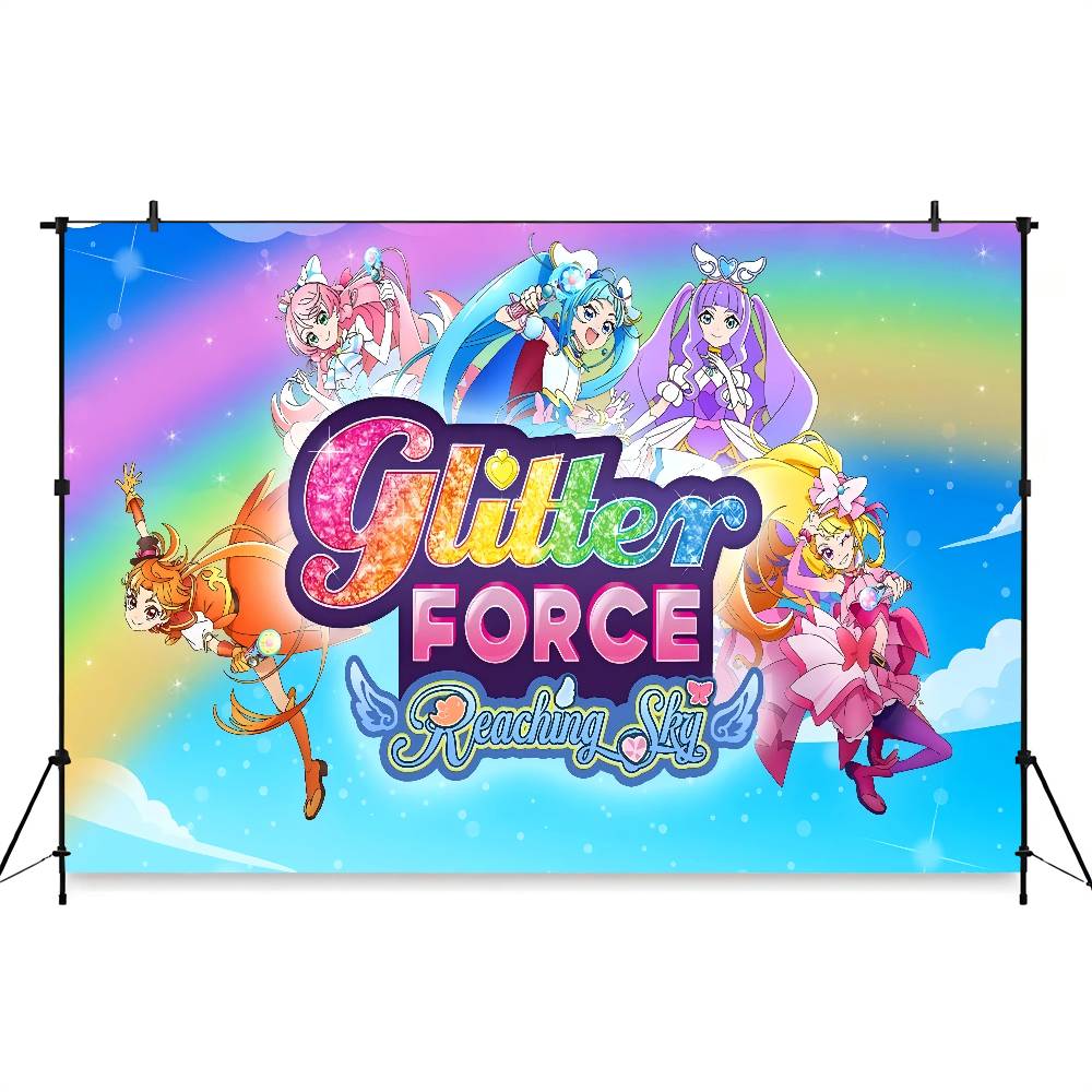 Anime Hirogaru Sky Background For Photography Bunny Easter Eggs Vintage Wood Board Kids Birthday Party Decor Backdrops