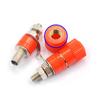 5PCS Terminal Blocks JS-910B 4mm Amplifier Terminal Connector Binding Post Banana Plug Jack Mount Black 5 Red 5