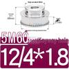 60-Teeth 5M Timing Pulley, T-Slot Width 16/21/27mm, BF Type Stepped with Machined Hole 6-20mm