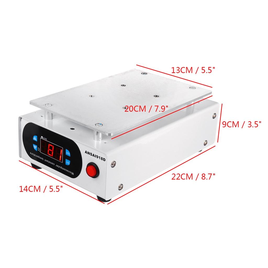 

7inch 220/110V Screen Separator Glass Removal Smooth Plate Screen Separator LCD Auto Heating Platform Phone Repair Machine белый