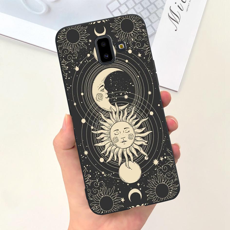 For Samsung Galaxy J4 J6 Plus 2018 Case Popular Flower Soft Silicone Phone Back Cover For Samsung J6Plus J4Plus J610F J415F Capa