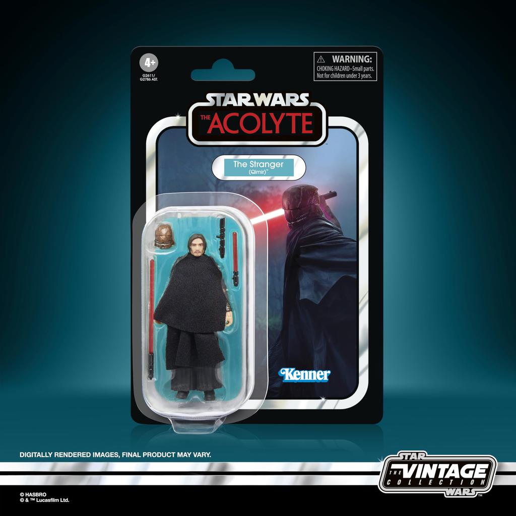 Hasbro Star Wars Vintage Collection Acolyte Stranger (Kymir) Premium 3.75 Inch Collectible Action Figure G2611 (Authentic)
