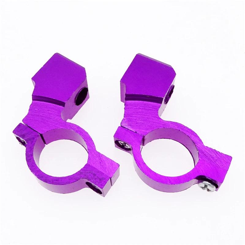 1 Pair 22mm 7/8" Universal Motorcycle Handlebar ATV Rearview Mirror Bracket Mount Adapter CNC Aluminum Holder Clamp Screw Parts