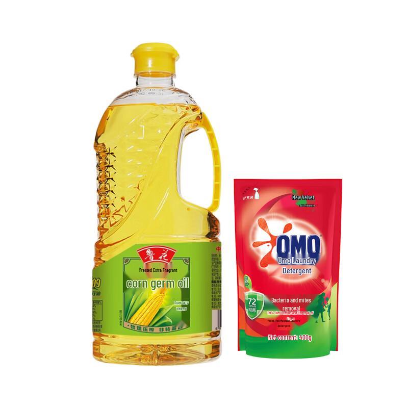 Lu Hua Corn Oil & OMO Laundry Liquid Bundle