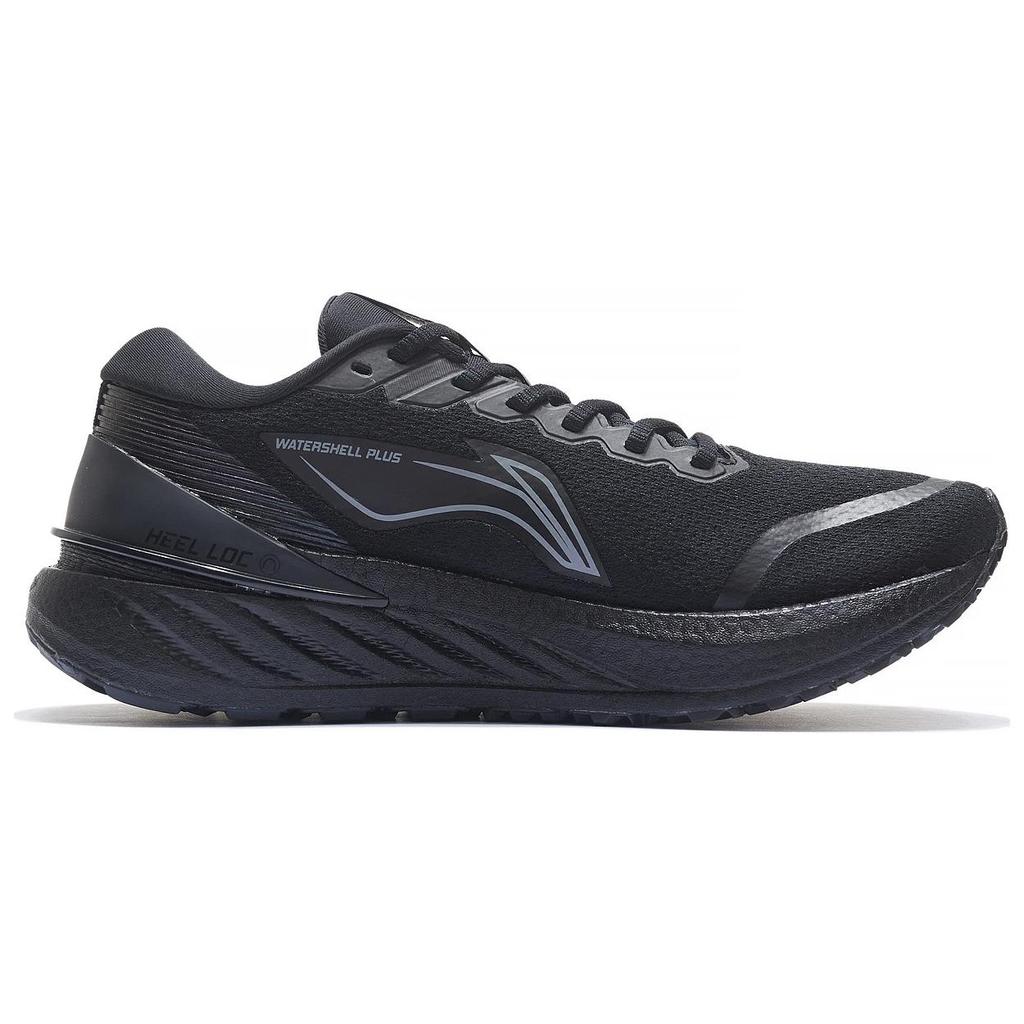 Li Ning YueYing 2.0 Fabric Cushioning Slip Resistant Low Top Running Shoes Men's Black ARHS021-5
