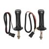 2 buc 3 butoane manere joystick excavator 6 pini din aliaj de aluminiu pentru Doosan DH DX150 215 225 300 370‑9C