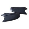 Rhyming para Vauxhall Opel Astra H MK5 04-2009 Tapa retrovisor Lateral Cubierta de Espejo retrovisor de Puerta de Coche Soporte Inferior Negro Mate Izquierdo