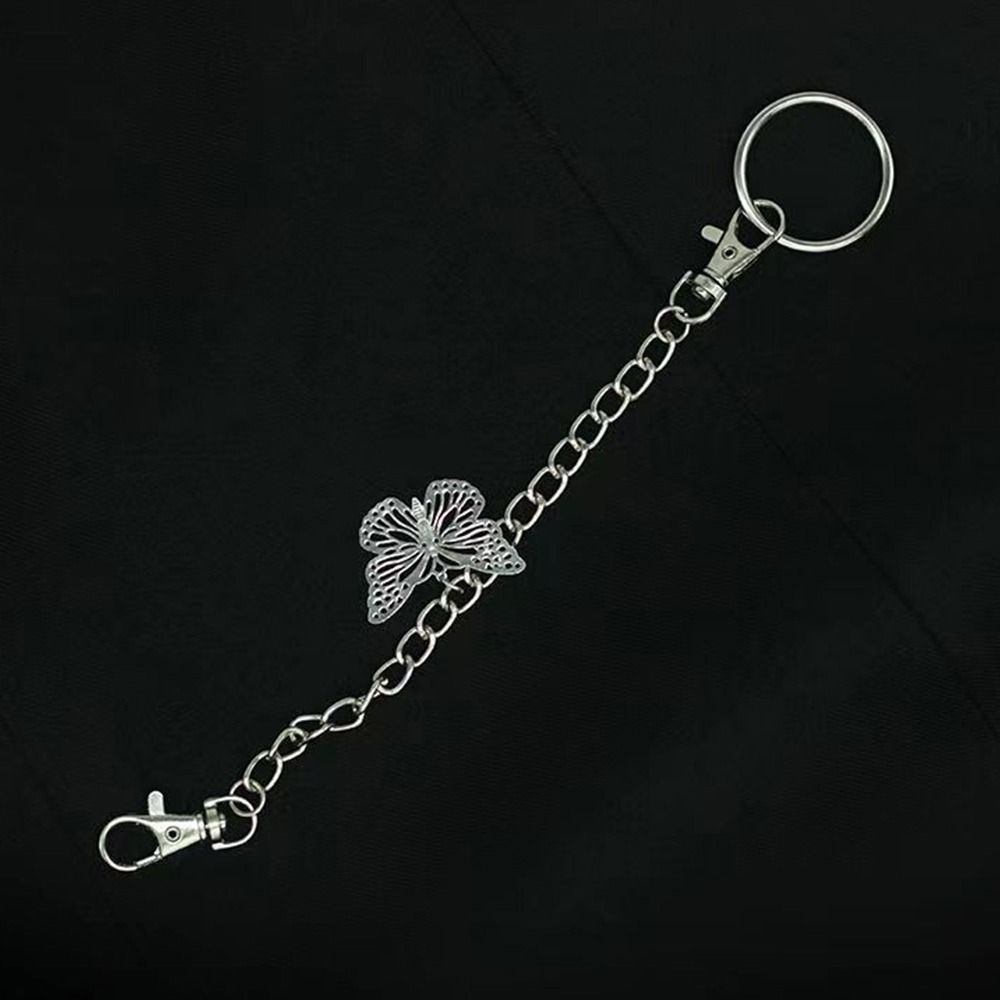 Fashion Gothic Punk Street Belt Metal Alloy Hip Hop Multi-layer Trousers Keychain Detail Charm Waist Chain Gift Idea