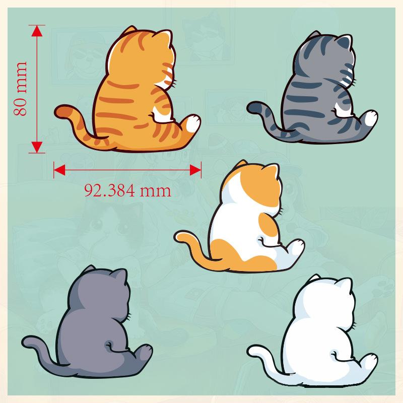 New Funny Pet Cat Car Sticker Car Body Creative Decals Decor Accessories for Car /Electric Vehicles/ Motorcycles DIY Decorative
