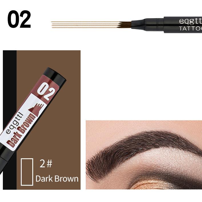 Eyebrow Pencil Natural Waterproof Four Claw for Eyebrow Makeup Four Colors Eyebrow Pencil Cosmetics