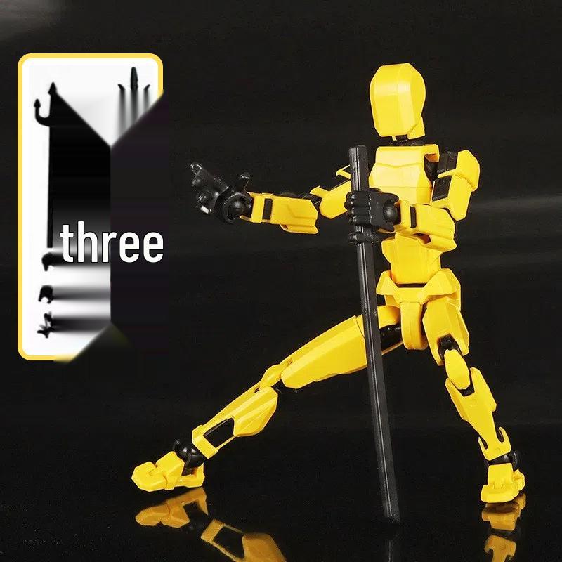 

13-шарнирная подвижная кукла-талисман: Сделай сам декомпрессионный 3D-печатный манекен-игрушку