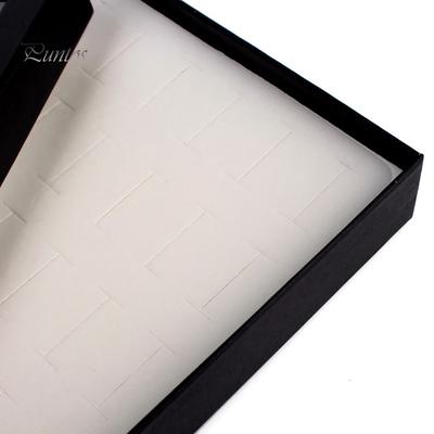 Jewelry Transparent 36 Slots Ring Display Holder Earring Storage Box Organizer