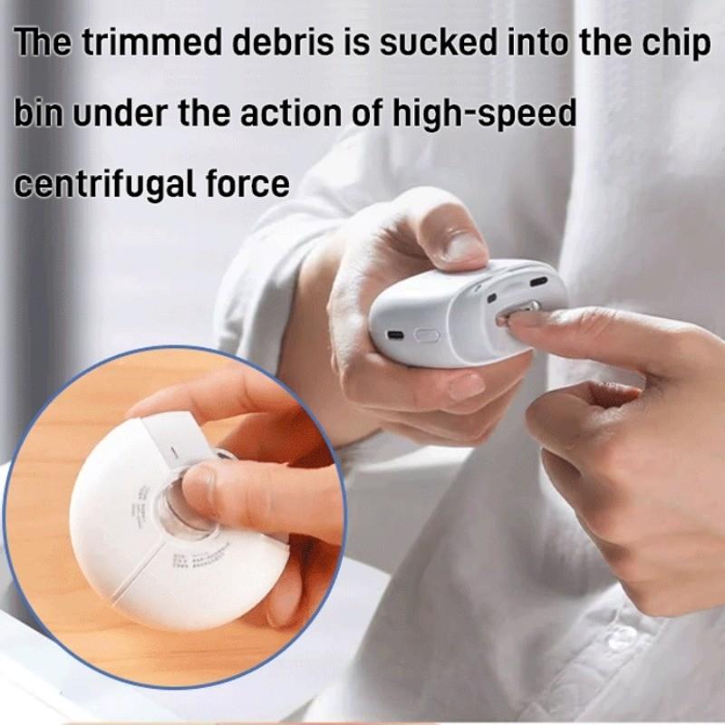 Rechargeable Safety Fingernail Trimming Tool Automatic Nail Trimmer Intelligent Electric Nail Clipper
