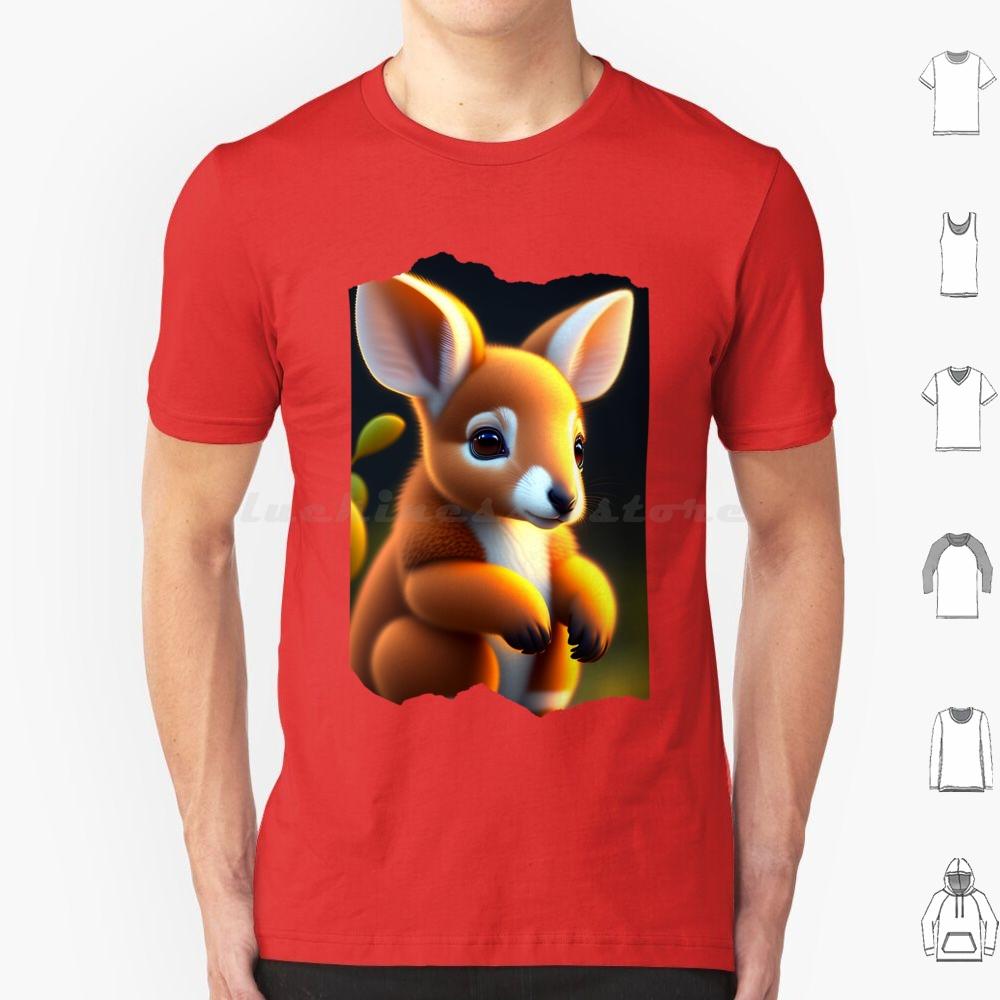 Милые животные Животное Животные Легендарные животные Милая футболка Kango 6XL Хлопок Прохладная футболка Животные Милое животное Легендарное Kango S