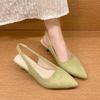 Fashion 2025 Fashion Slingbacks Women's High Heels Pointed Toe Thin Heels Slip on Pumps for Classics Shallow Daily Dress Sandals Zapatos