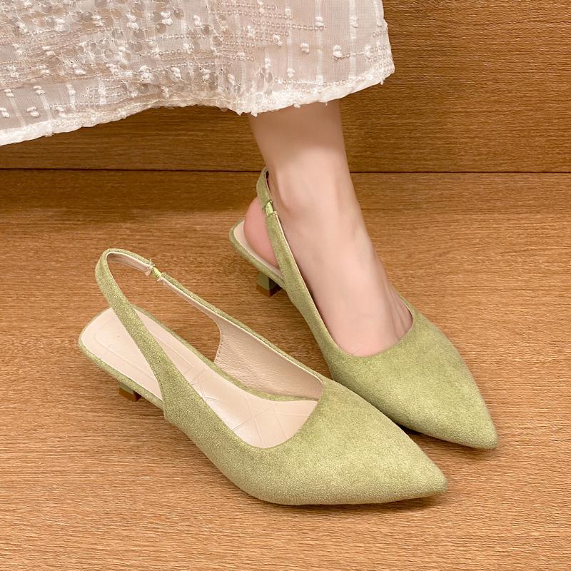 Fashion 2025 Fashion Slingbacks Women's High Heels Pointed Toe Thin Heels Slip On Pumps for Classics Shallow Daily Dress Sandals Zapatos