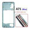 New For Samsung A21S A31 A41 A51 A71 Middle Frame Housing Frame Panel Rear Housing Panel Replacement Part