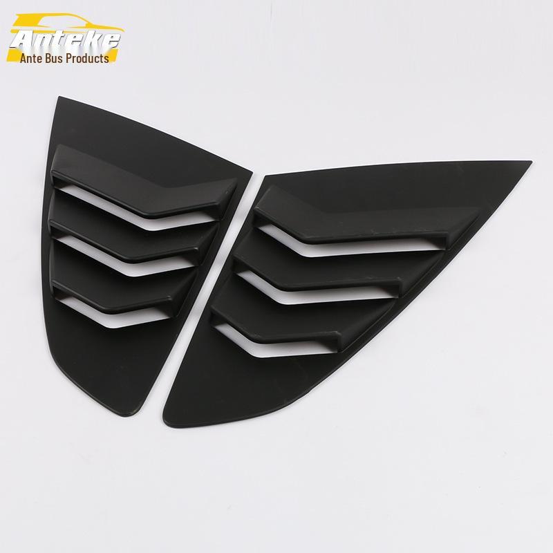 18 CC Rear Window Louver Side Anti-Scratch Patch - Decorative Exterior Panel Accessory