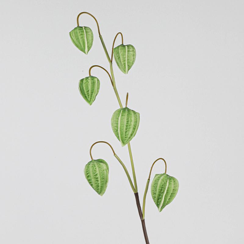 1 шт. 71 см Красивые искусственные цветы на длинном стебле Красные фонарики Шелковые цветы Домашняя вечеринка Свадебное украшение