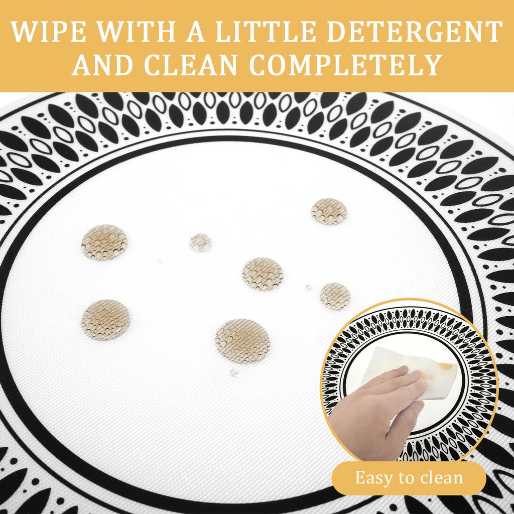 4/8Pcs Induction Cooktop Protector Mat Induction Cooker Gasket Round Silicone Induction Hob Protector Nonslip Mats Kitchen Tool