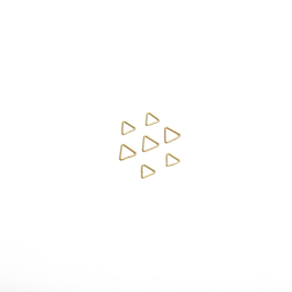 Runder Kupferdraht Dreiecksklemme für DIY Schmuckherstellung 1 Stk.