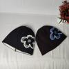 Cold Hat, Big Head Circumference Hat, Women's Winter Stacking Hat, Warm and Cold-proof Ear Protection, Head Hat, Jacquard Wool Hat.