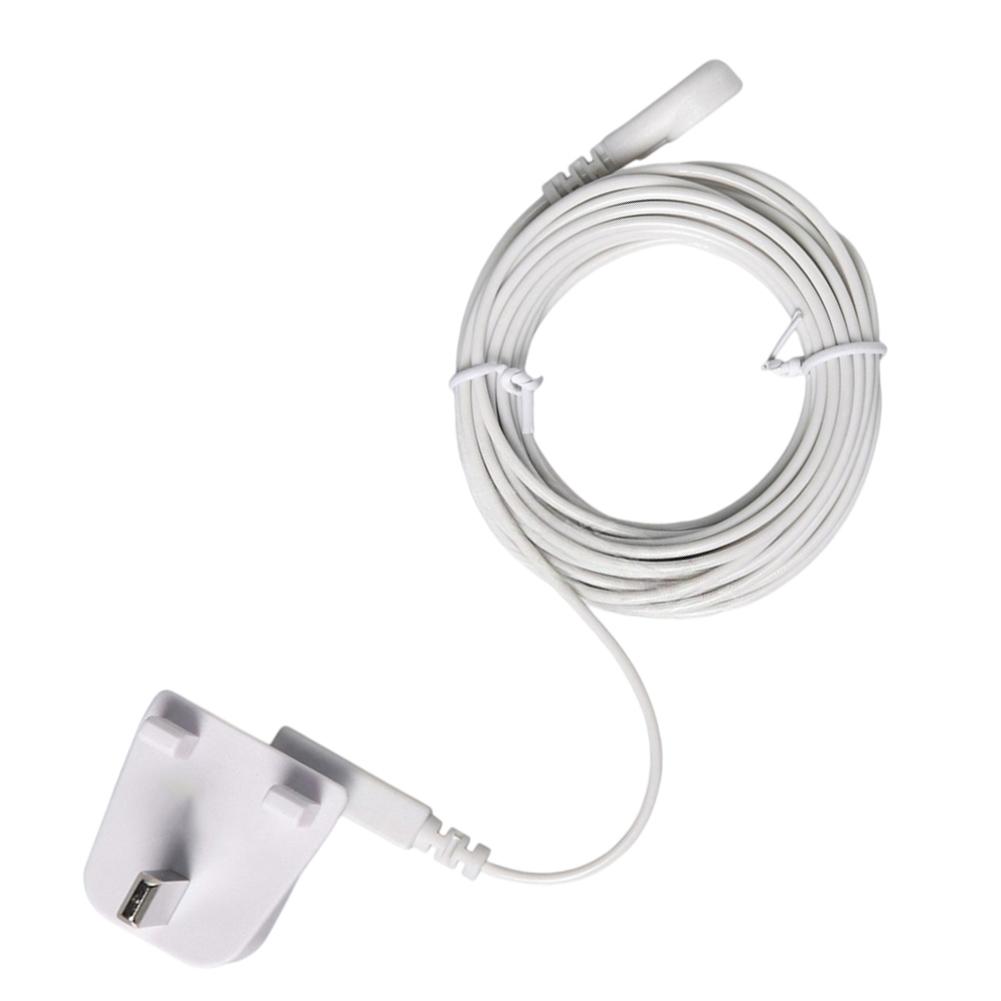 15 Feet Cable UK Socket Connection Convenient Installation Dual Usage Flexible Setup Options Connect Multiple Grounding Products