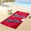 Name Custom Washington Nationals Print Beach Towel, Large Soft Quick Dry Towel for Beach Camping Swimming