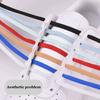 Magnetic Shoelace Elastic Flat Shoe laces No Tie Shoelaces Quick Magnetic Lock Lazy Laces for Kids and Adult 24 Colors