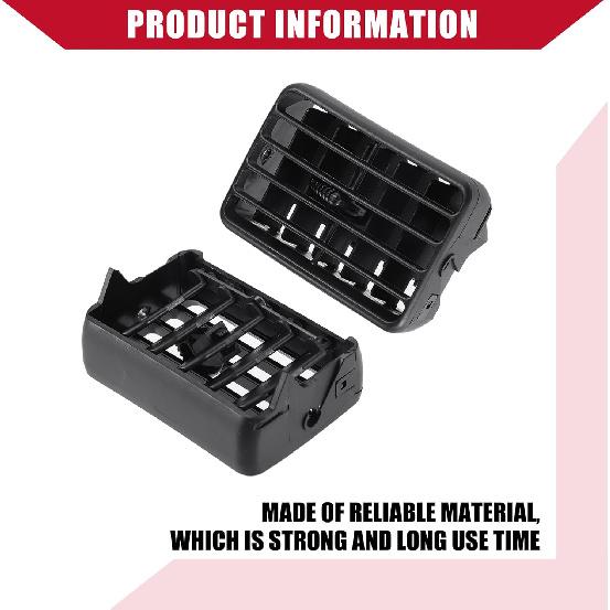 Nr. 55063-35030 Auto Mittelkonsole Klimaanlage Lüftungsgitterblenden für Toyota 4Runner 1996-2002 / Innen/Kunststoff / 2 Stück