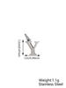 Small Luxury Initial Charm Pendant Set, DIY Letter Necklace Making Supplies, Fashionable Jewelry Parts