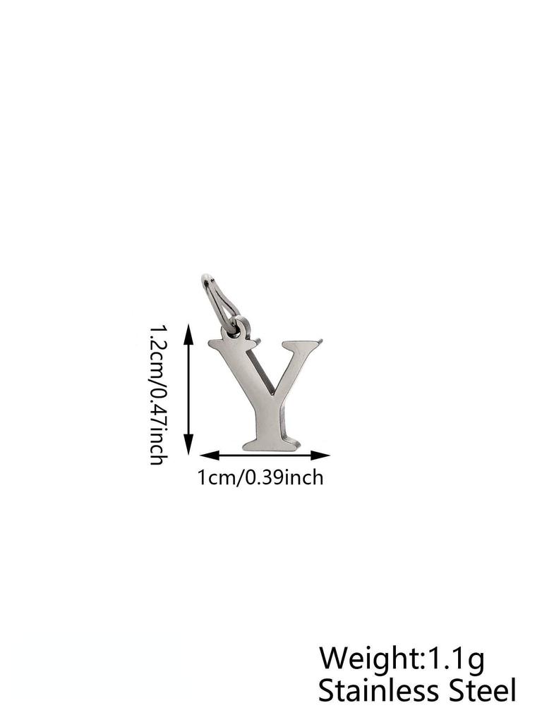 Small Luxury Initial Charm Pendant Set, DIY Letter Necklace Making Supplies, Fashionable Jewelry Parts