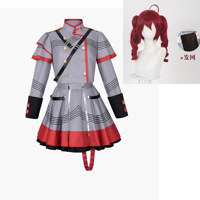 Anime Vtuber Kasane Teto Cosplay Costume Utau Clothing Synthesizer V Teto's Wig Halloween Virtual Singer Costume For Woman