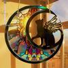 Colorful Painted Peak Bird Bohemian Style Series Indoor and Outdoor Colorful Decoration Acrylic Circular Pendant, Durable Acrylic Sign, Acrylic Sign