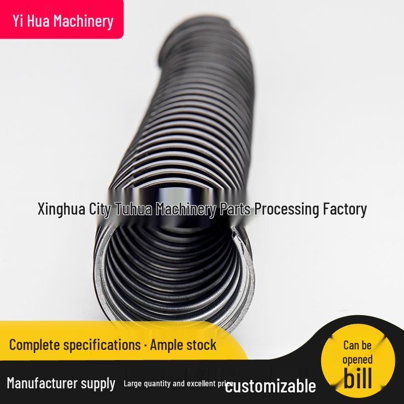 Flame Retardant PVC Coated Flexible Metal Conduit Sleeve (Black, White, Gray) Mid-range φ12 Black