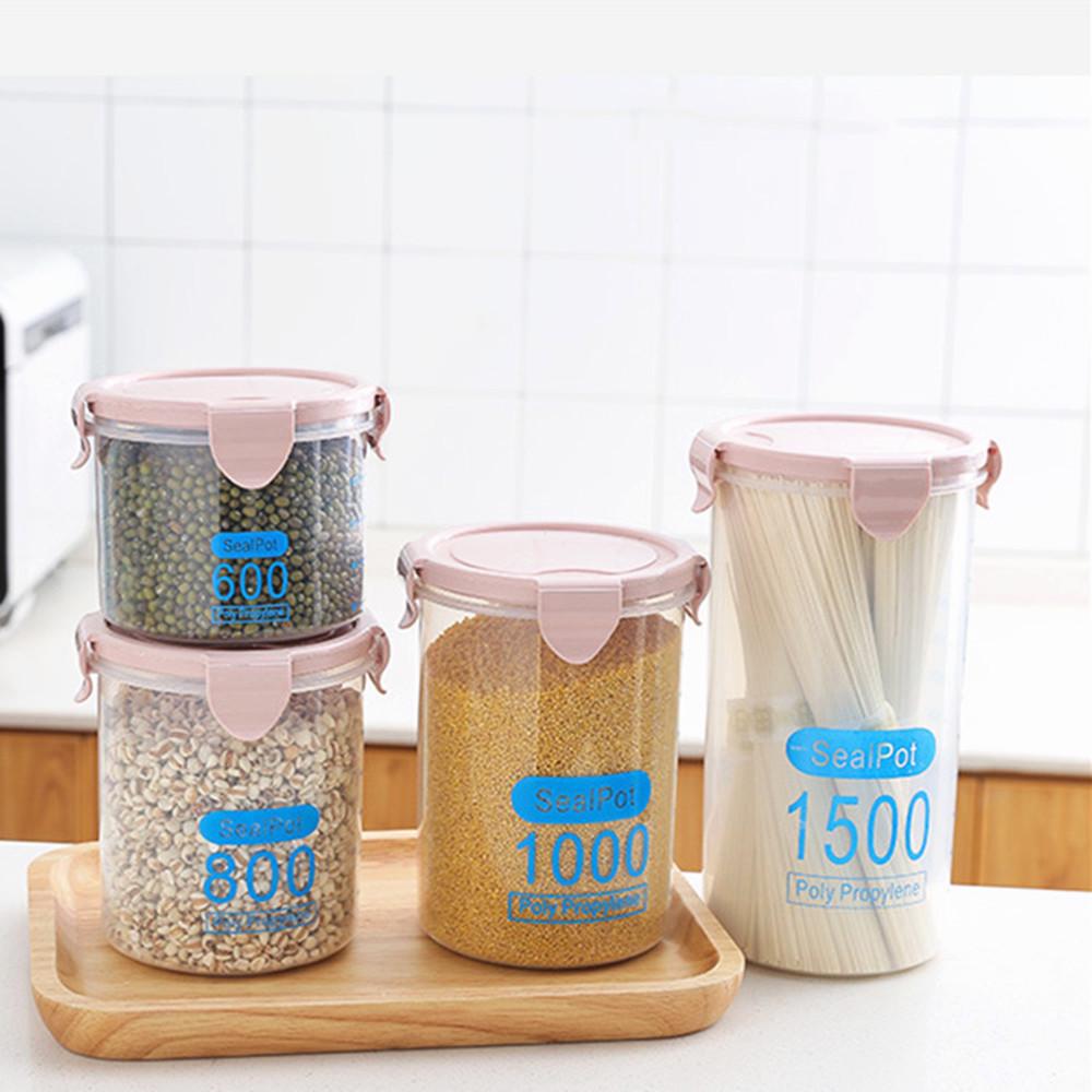 Buy 1x Plastic Food Storage Box Organizer Grain Container Kitchen