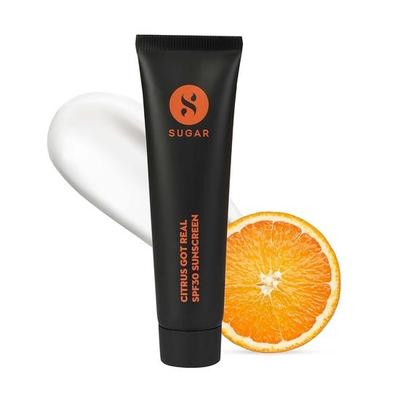 Cosmetics Citrus Got Real Sunscreen For All Skin Types Spf30 | No White Cast | UVA/B & Blue Light Protection | Enriched With Vitamin C - 30G