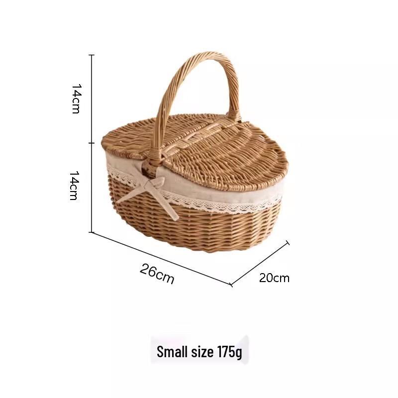 Willow Woven Picnic Storage Basket