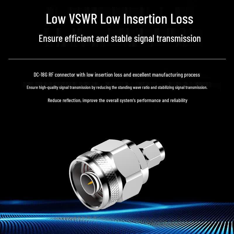 Boyang N Male to SMA Male RF Coaxial Adapter