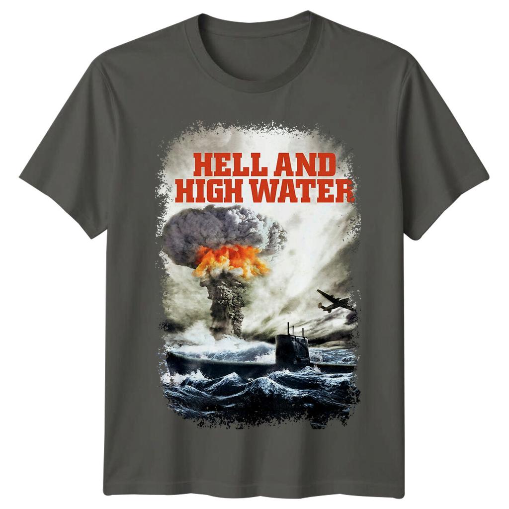 Hell and High Water (1954) Movie Poster Inspired T-Shirt Retro 80s Tee