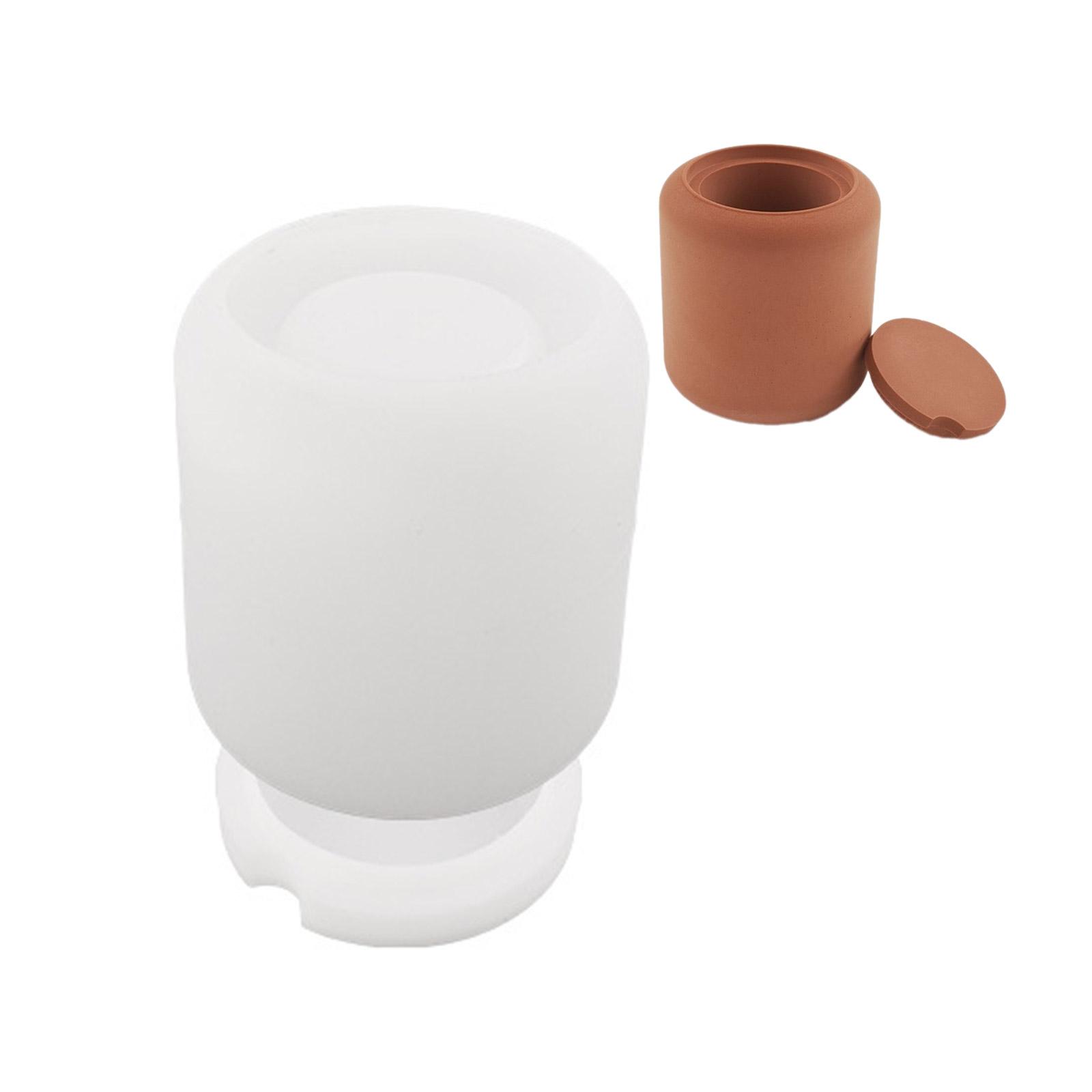 

Смугасті кадильниці Силіконові форми Форми для чашок для свічок Форми ручної роботи для банок для зберігання Гіпсові форми для прикрас для дому