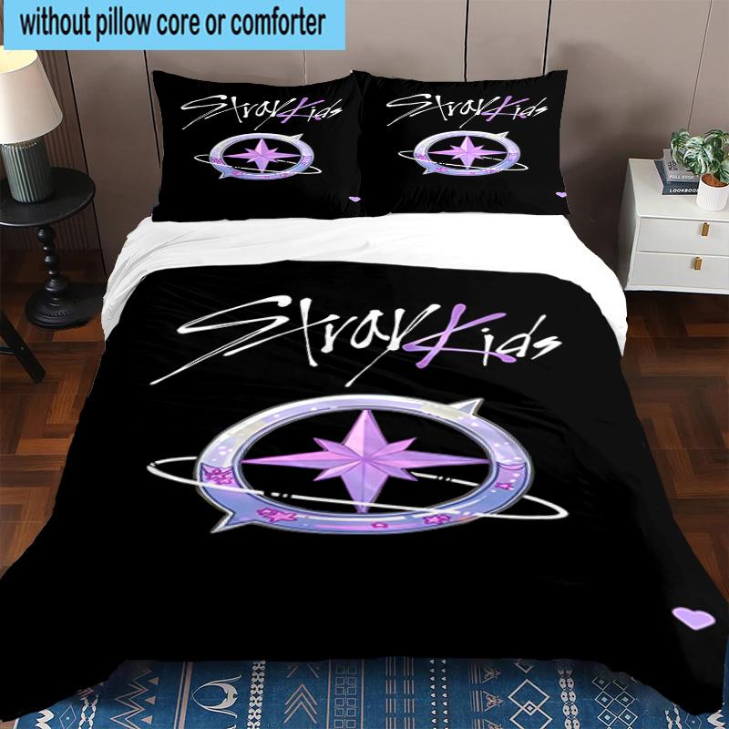 3PCS K-pop Group Performance 3pcs Bedding,Including 3PCS Duvet Cover And 2pcs Pillowcases Perfect for Christmas,Ideal for Bedroom, Dormitory
