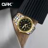 OPK 8110 Men's Calendar Week Quartz Watch Steel Belt Waterproof