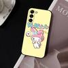 Cute Cartoon M-Melody Phone Case For Samsung Galaxy S21 S22 S23 S24ULTRA S25ULTRA FE Ultra Plus5G A52S S26 Soft Cover