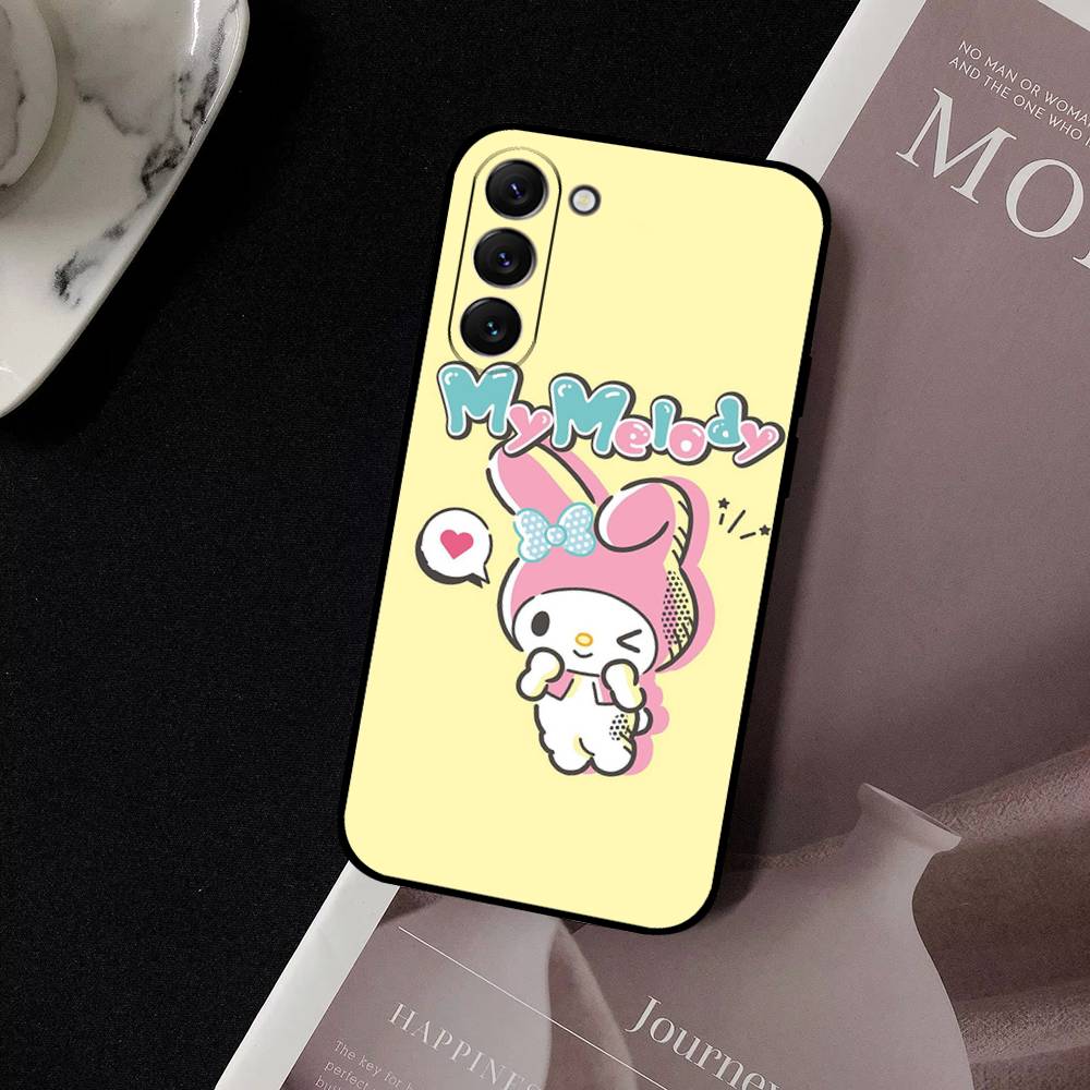 Cute Cartoon M-Melody Phone Case For Samsung Galaxy S21 S22 S23 S24ULTRA S25ULTRA FE Ultra Plus5G A52S S26 Soft Cover