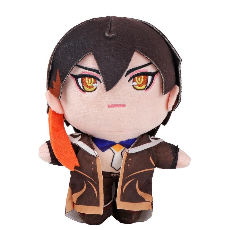 20cm Genshin Impact Plush Pendant Doll Toy Zhong Li Xiao Hu Tao Klee Paimon Soft Stuffed Pillow Kids Christmas Plushies Gifts